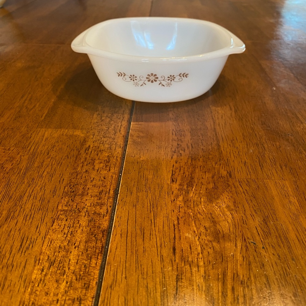 Pyrex White Floral Serveware